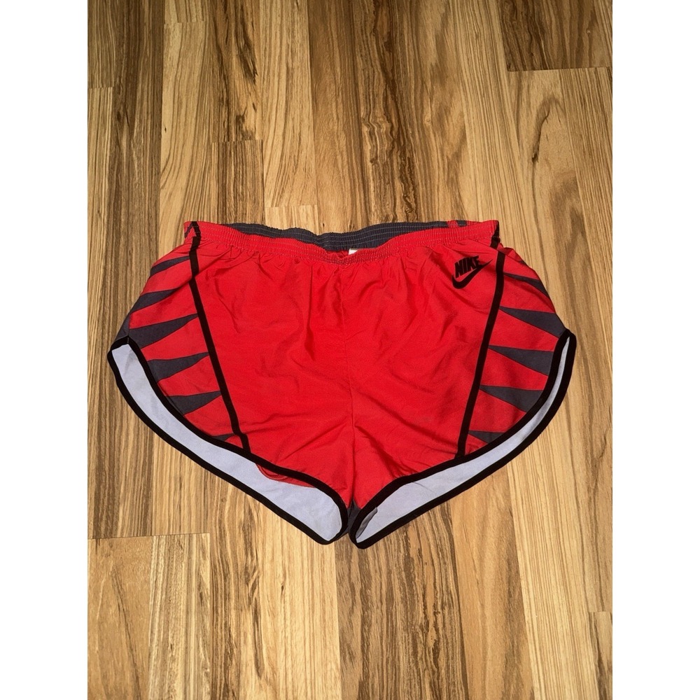 Nike VTG Shorts Women's Sz M old-school poppers pants buttoms jogging running